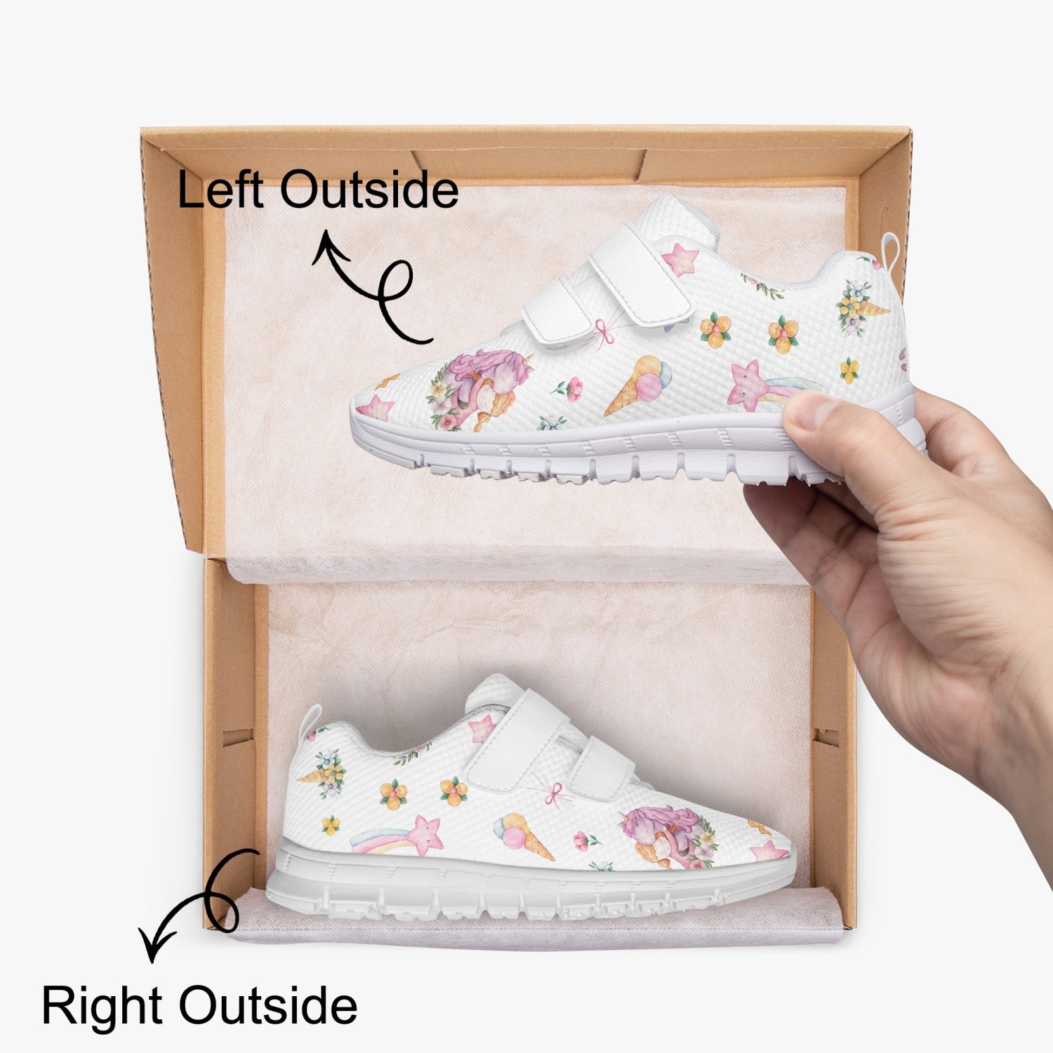 Kids Lightweight Velcro Sneaker